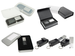 verschiedene Verpackungen für Carbon USB Stick